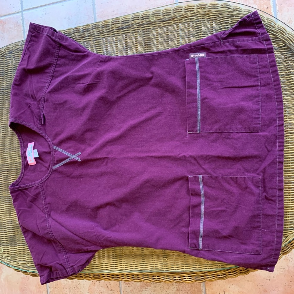Koi scrub top